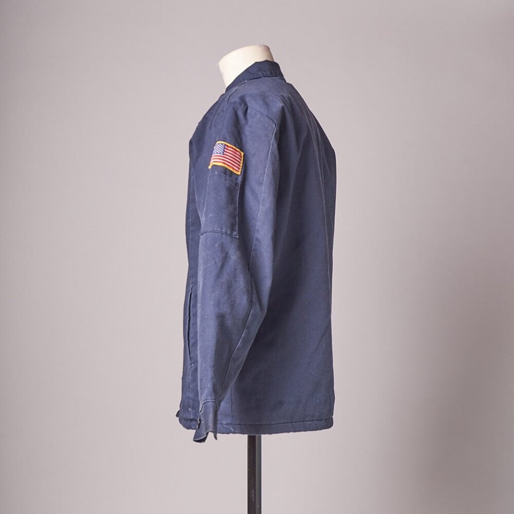 1990s Blue Work Wear Red Kap Josh Patch Jacket Coat